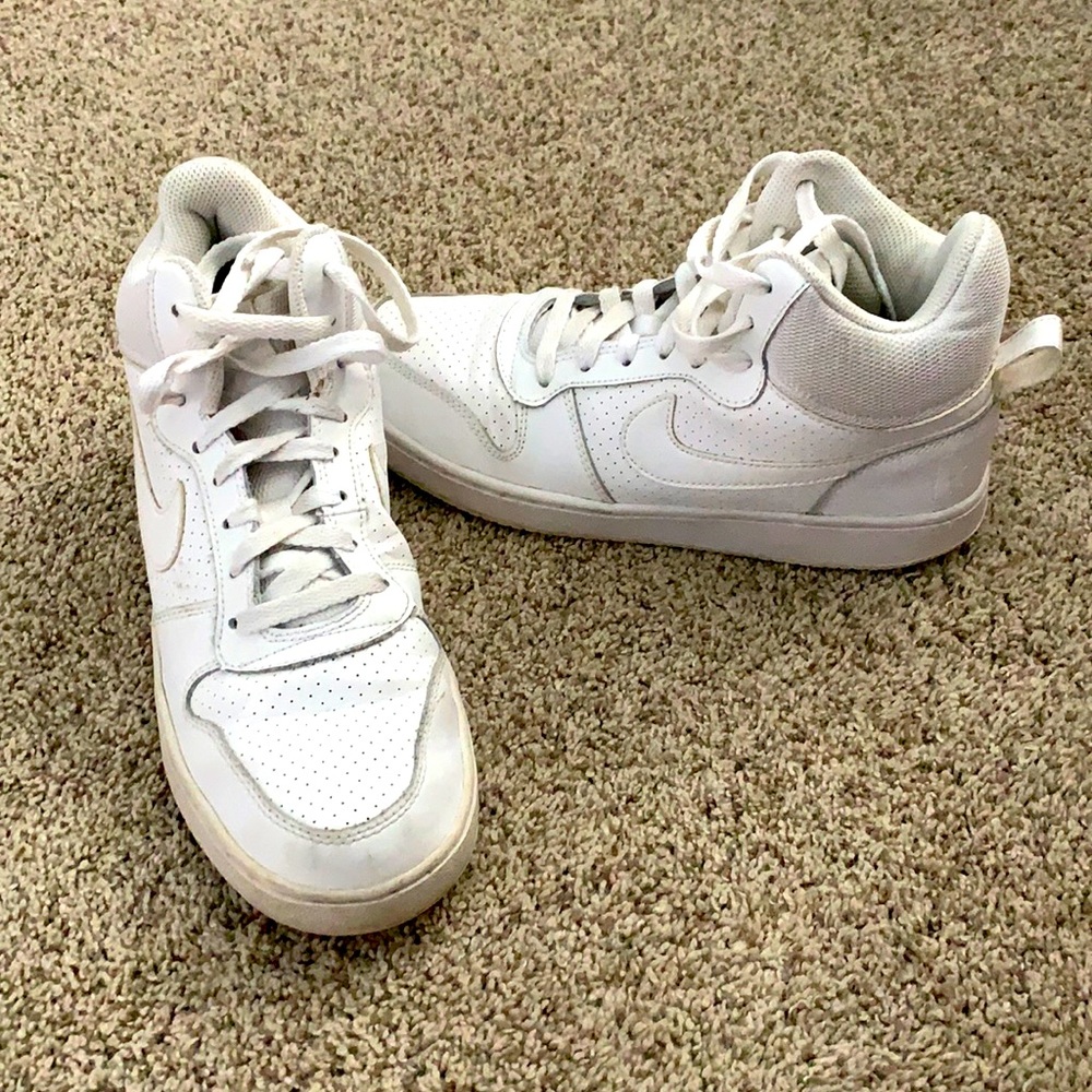 High Top White Nikes